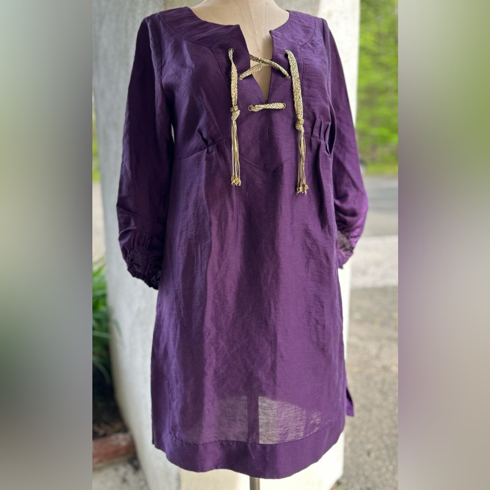 DVF Diane Von Furstenberg Super Luxe Royal Purple Dress